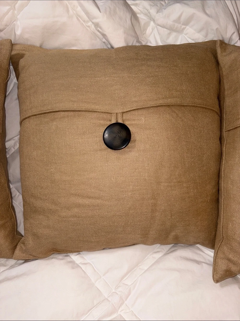 Set of 3 Like new Pottery Barn Linen Throw Pillow + Down Insert